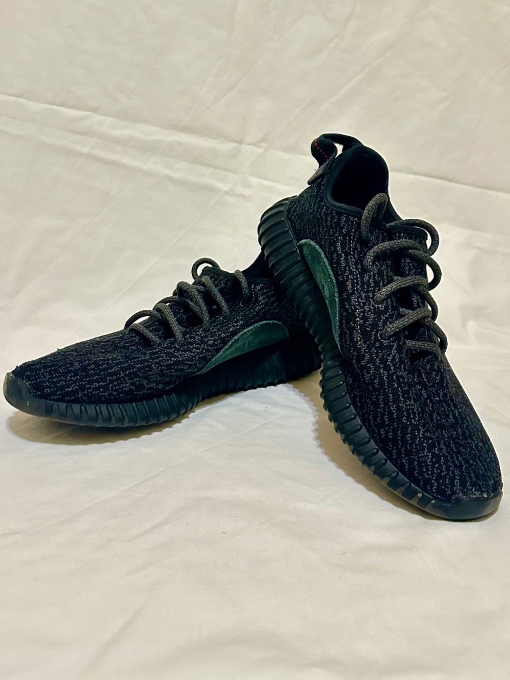 Adidas Yeezy Boost 350 Pirate Black Sneaker Sz 8.5 BB5450